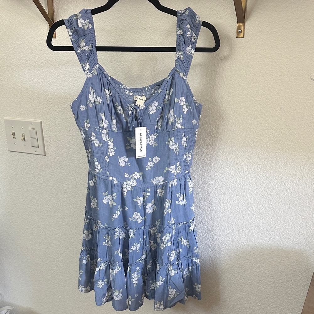Aeropostale NEW Smocked Waist Mini Dress - Picture 3 of 11